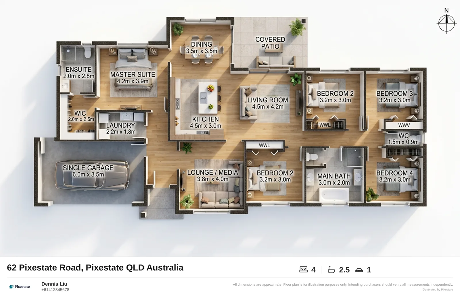 Sketch to Professional Floorplan in Seconds, after