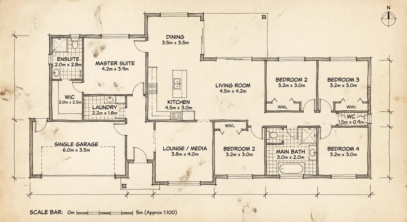 Sketch to Professional Floorplan in Seconds, before
